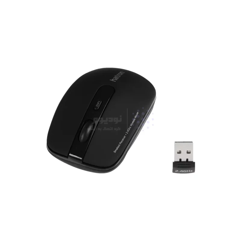 کیبورد و ماوس بی سیم Hatron مدل HKCW130 - مشکی - تصویر 4