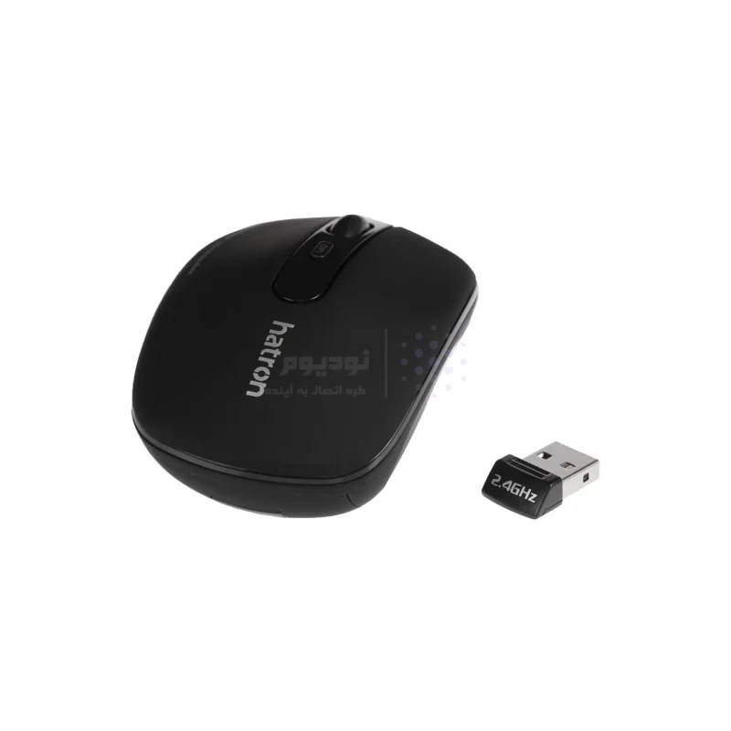 کیبورد و ماوس بی سیم Hatron مدل HKCW130 - مشکی - تصویر 5