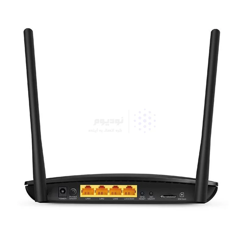 مودم روتر 4G LTE بی سیم TP-Link 300Mbps مدل TL-MR6400 - مشکی (36 ماهه پارس ارتباط) - تصویر 4