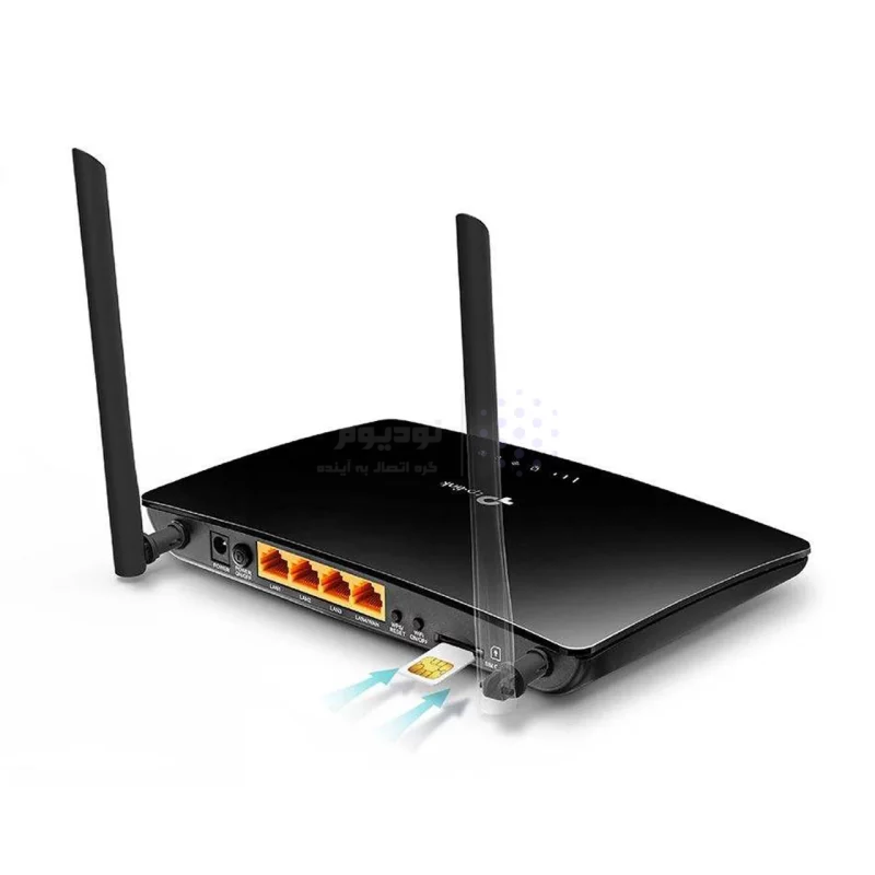 مودم روتر 4G LTE بی سیم TP-Link 300Mbps مدل TL-MR6400 - مشکی (36 ماهه پارس ارتباط) - تصویر 5