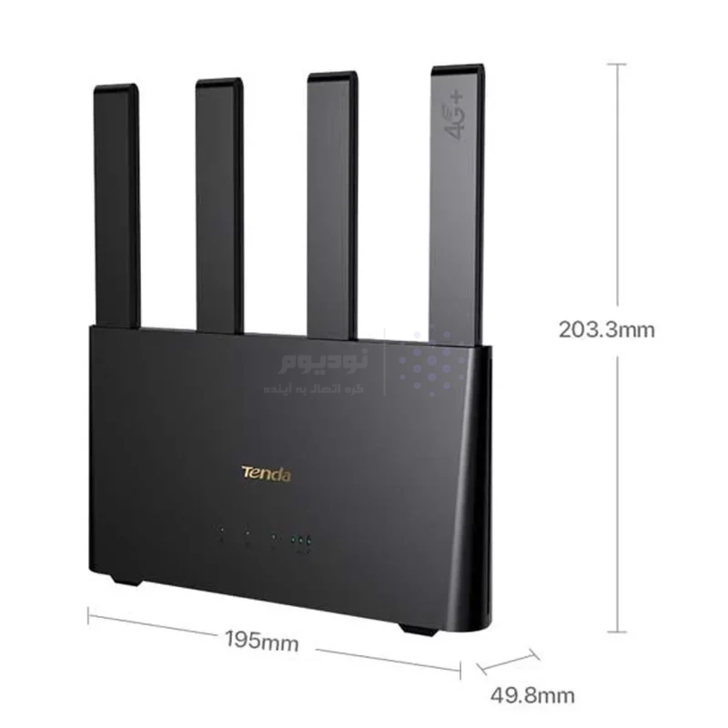 مودم رومیزی Tenda 4G LTE مدل 4G08 - مشکی (گارانتی سه ساله آسان پیشرو) - تصویر 5