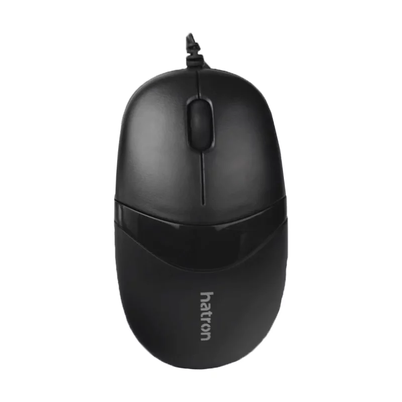 ماوس باسیم Hatron مدل HM350SL - مشکی - تصویر 2
