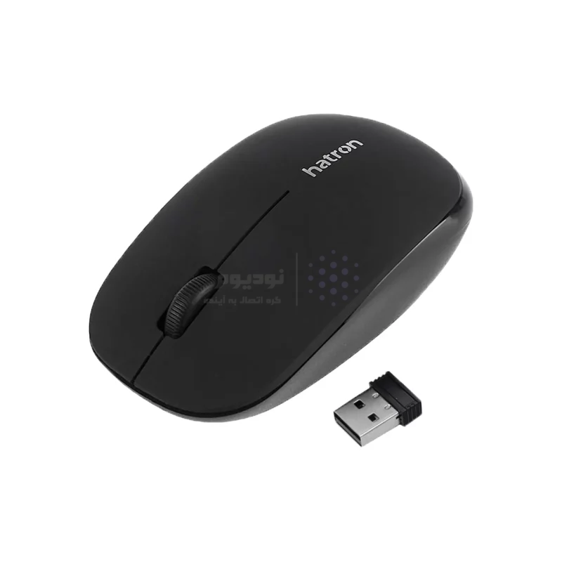 ماوس بی سیم Hatron مدل HMW105SL - مشکی - تصویر 3