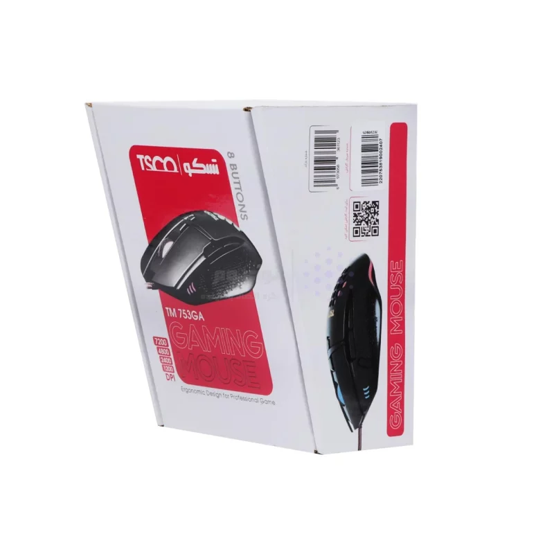 ماوس باسیم گیمینگ TSCO مدل TM 753GA - مشکی - تصویر 9