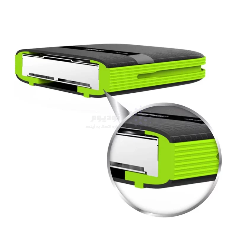 هارد اکسترنال Silicon Power USB3.2-1TB مدل Armor A60-مشکی سبز - تصویر 5