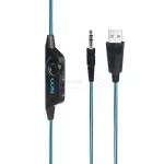 هدفون با سیم گیمینگ TSCO مدل TH 5153 - مشکی آبی - تصویر 6