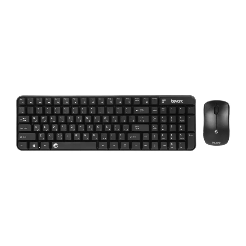 کیبورد و ماوس بی سیم Beyond  مدل BMK-2261RF - مشکی - تصویر 2