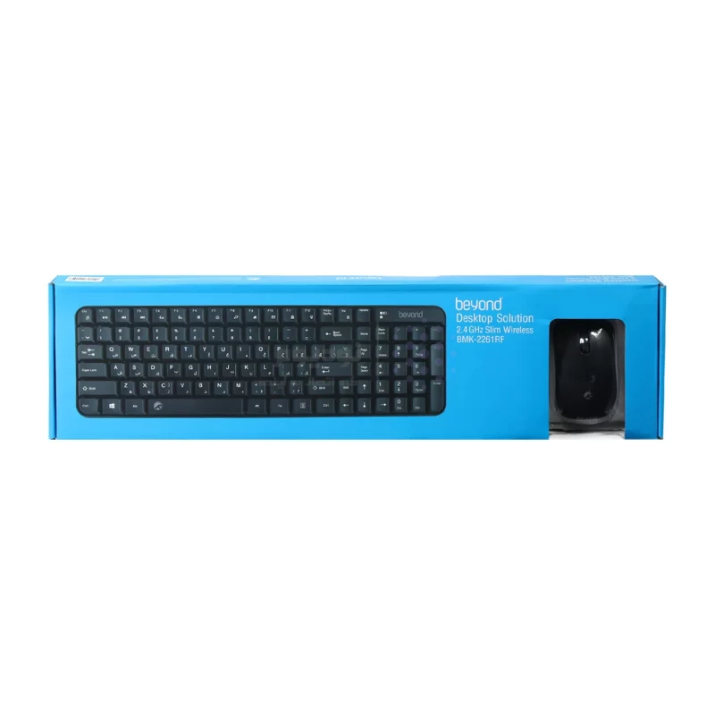 کیبورد و ماوس بی سیم Beyond  مدل BMK-2261RF - مشکی - تصویر 13