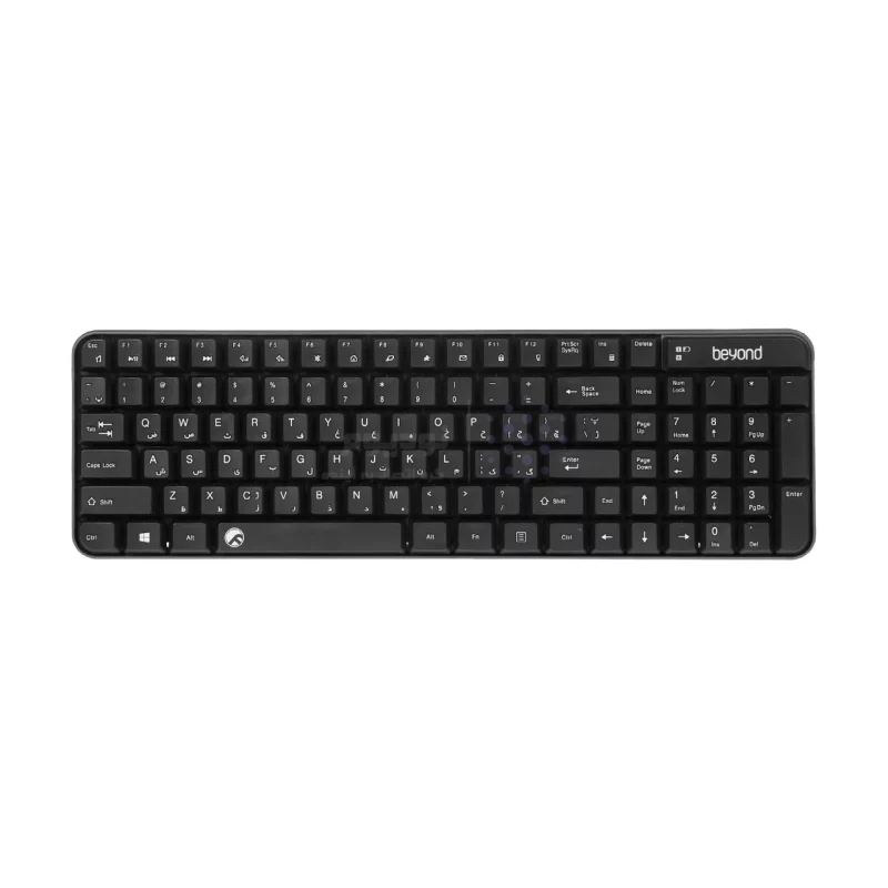کیبورد و ماوس بی سیم Beyond  مدل BMK-2261RF - مشکی - تصویر 3
