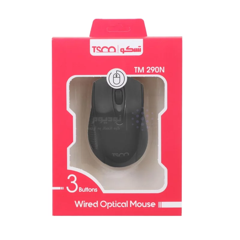 ماوس باسیم TSCO مدل TM 290N - مشکی - تصویر 7
