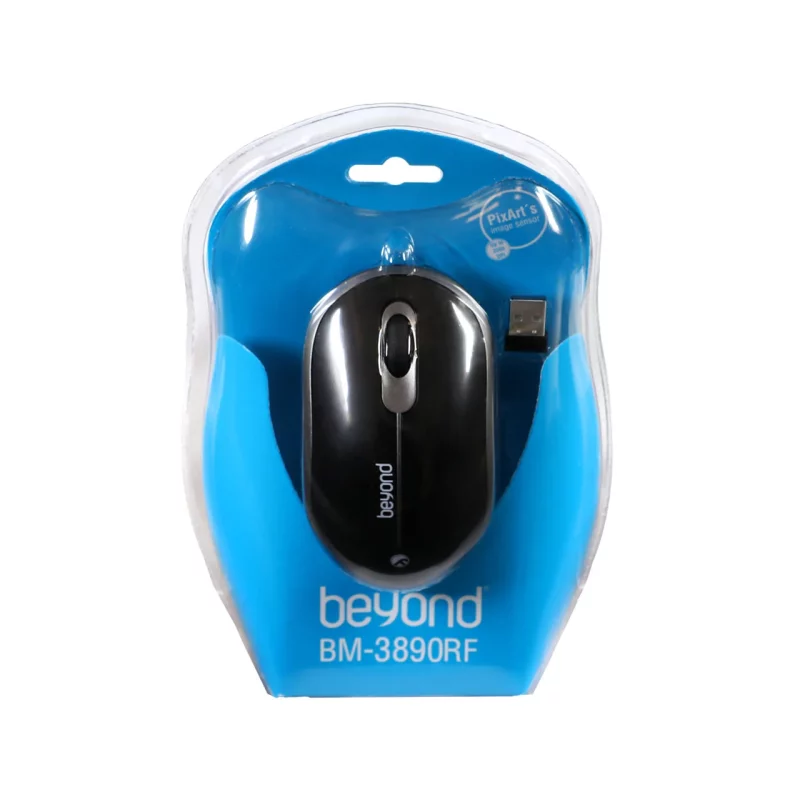ماوس بی سیم Beyond مدل BM-3890RF - مشکی - تصویر 2