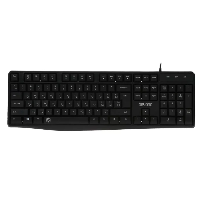 کیبورد باسیم Beyond  مدل BK-2230 - مشکی - تصویر 2