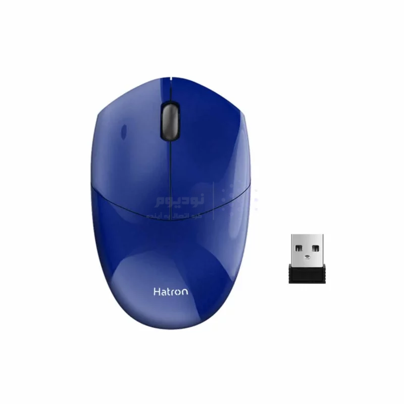 ماوس بی سیم Hatron مدل HMW398SL - آبی - تصویر 3