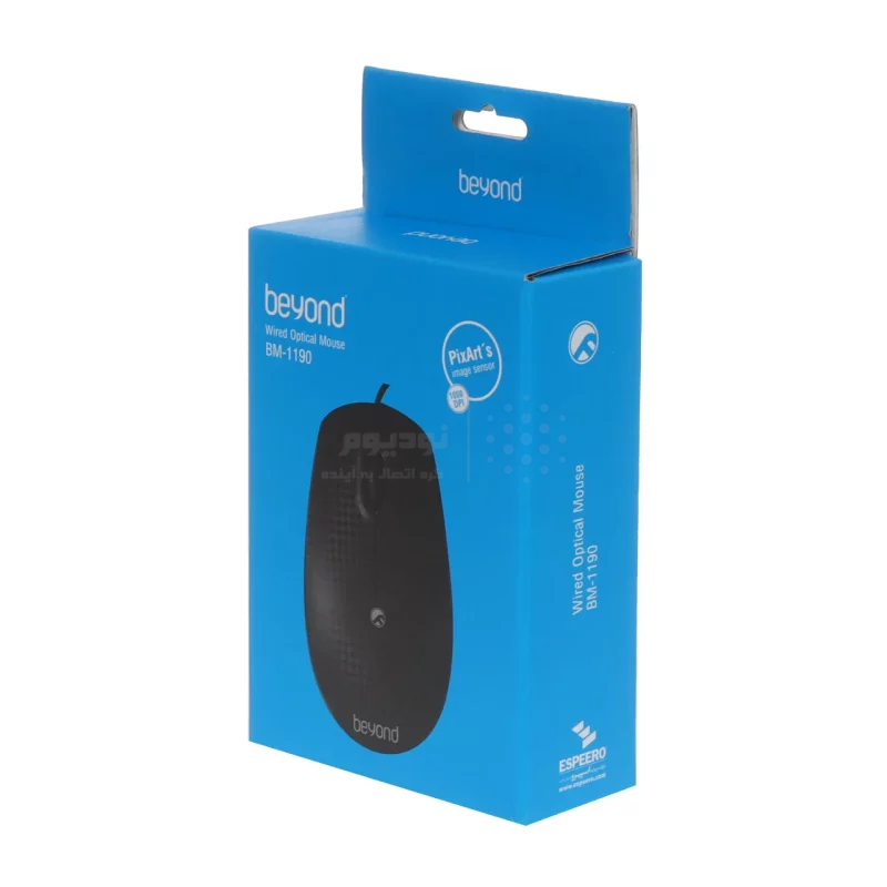 ماوس باسیم Beyond مدل BM-1190 - مشکی - تصویر 6