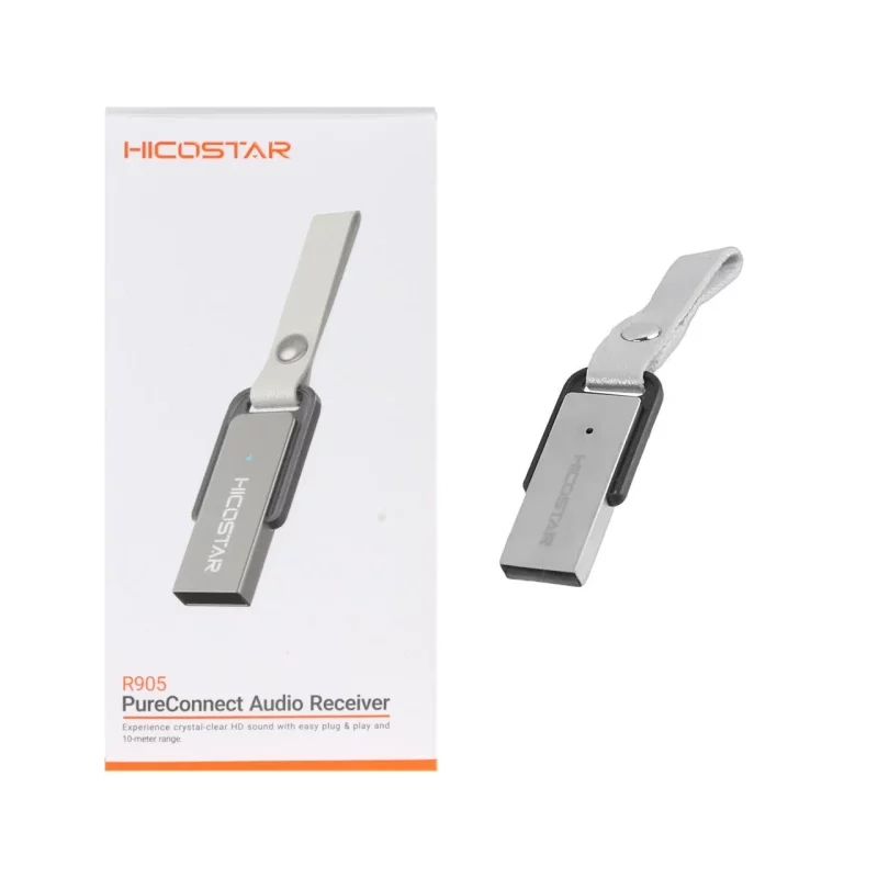 گیرنده بلوتوثی صدا Hicostar مدل R905 - نقره ای - تصویر 2