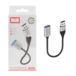 کابل تبدیل دوکاره Earldom USB TO Type-C مدل ET-OT83 - خاکستری