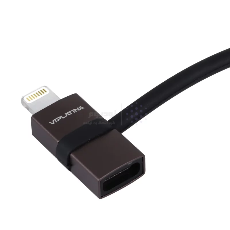 تبدیل VIPLATINA Lightning To USB-C مدل VX17 27W - مشکی (گارانتی 18 ماه تعویض نیکان همراه) - تصویر 4