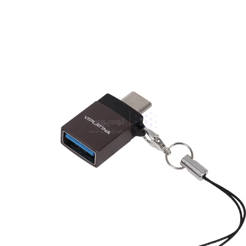 تبدیل VIPLATINA Type-C OTG USB3.0 مدل VX15 - مشکی (گارانتی 18 ماه تعویض نیکان همراه) - تصویر 3