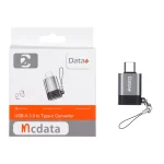 تبدیل Data Plus Type-C To USB3.0 مدل mcdata C2 - خاکستری (گارانتی IPM)