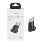 تبدیل Yesido USB To Type-C مدل GS34 18W - مشکی (گارانتی 18 ماه تعویض نیکان همراه)