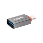 تبدیل Liami Type-C To USB مدل OTG-LM 160C - خاکستری (گارانتی شش ماهه شرکتی) - تصویر 3