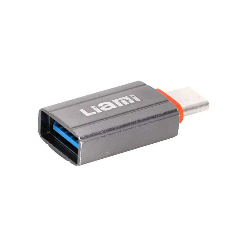 تبدیل Liami Type-C To USB مدل OTG-LM 160C - خاکستری (گارانتی شش ماهه شرکتی) - تصویر 3
