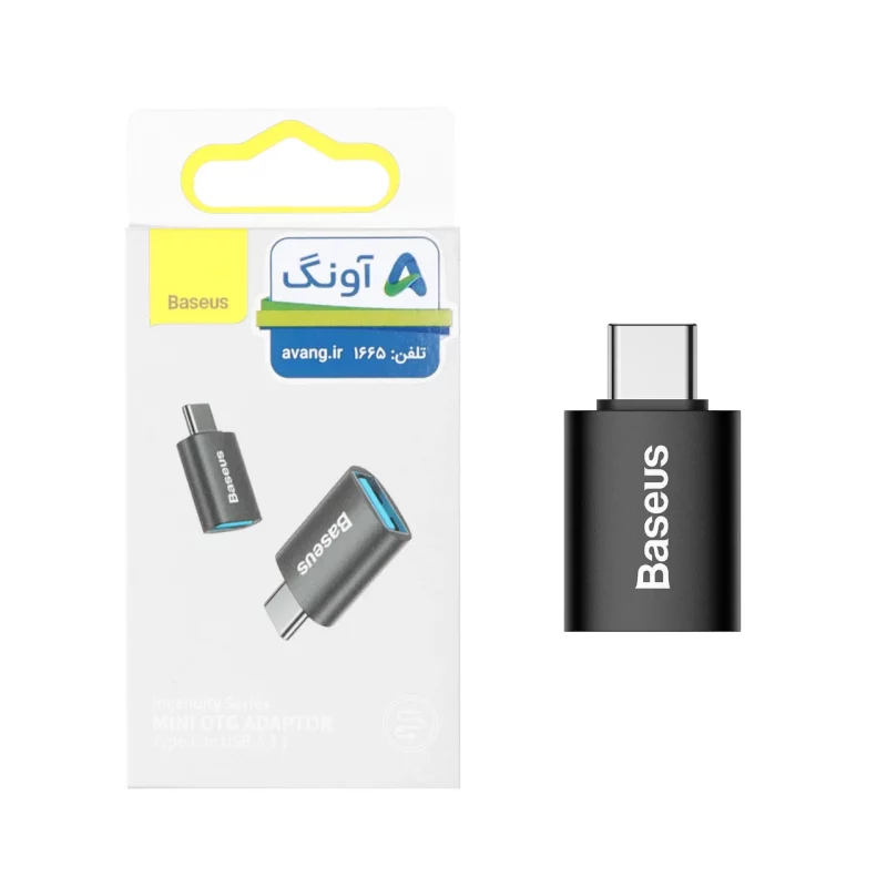 تبدیل Baseus Type-C To USB3.1 مدل Ingenuity Series - مشکی (گارانتی آونگ) - تصویر 2