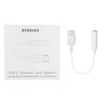 تبدیل Type-C Samsung به جک 3.5 میلی متری - سفید - SMO