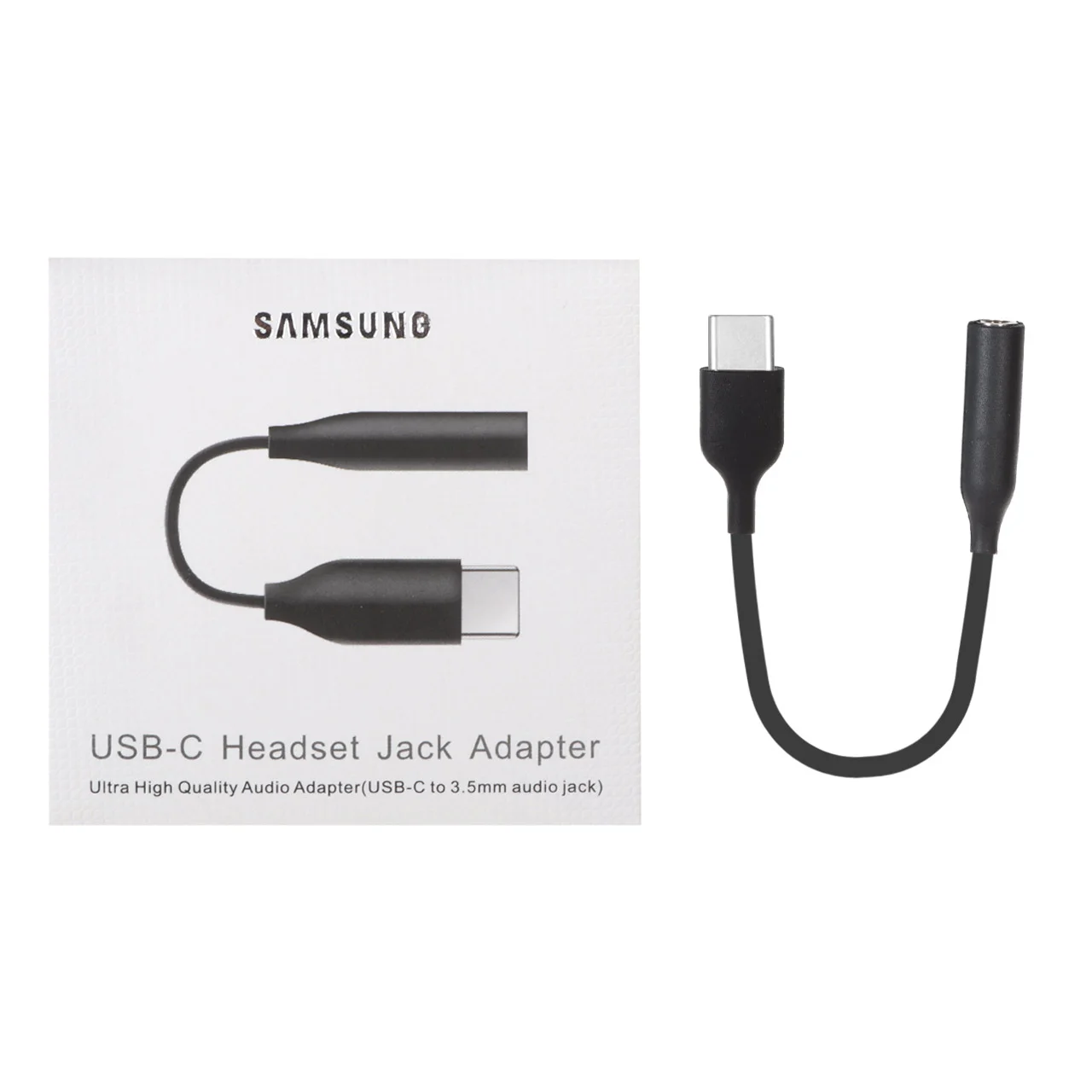 2685-1546404-1 تبدیل Type-C Samsung به جک 3.5 میلی متری - مشکی - SMO - تصویر 1