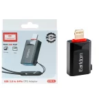 تبدیل Earldom Lightning To USB3.0 مدل OT87L - مشکی