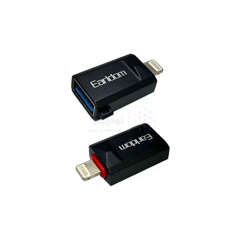 تبدیل Earldom Lightning To USB3.0 مدل OT87L - مشکی - تصویر 3