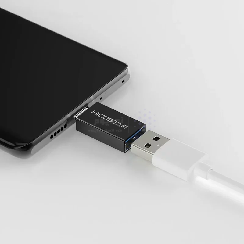تبدیل Hicostar USB3.1 TO Type-C مدل T955C - مشکی - تصویر 4