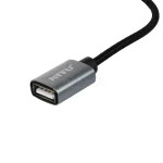 تبدیل NITU OTG TO Type-C & micro USB مدل CN21 - مشکی خاکستری (گارانتی 18 ماه تعویض نیکان همراه) - تصویر 3