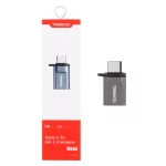 تبدیل TRANYOO USB3.0 TO Type-C مدل T-E17 - خاکستری
