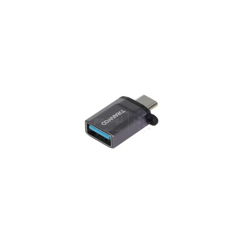 تبدیل TRANYOO USB3.0 TO Type-C مدل T-E17 - خاکستری - تصویر 3