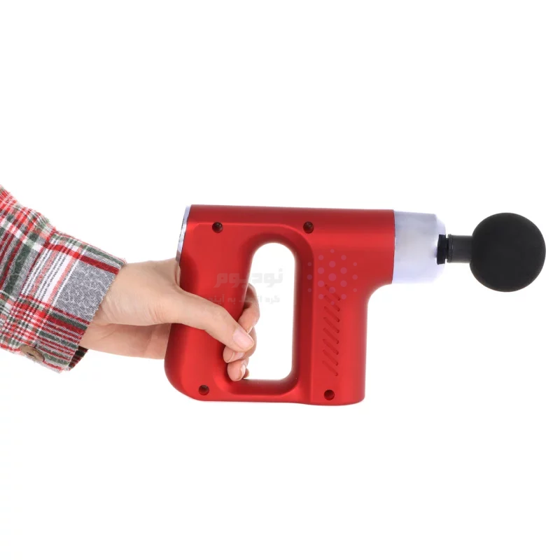 ماساژور شارژی تفنگی Massage Gun مدل KH-740 - قرمز - DST (گارانتی شش ماهه) - تصویر 8