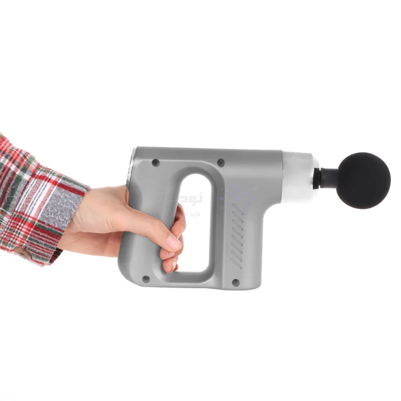 ماساژور شارژی تفنگی Massage Gun مدل KH-740 - نقره ای - DST (گارانتی شش ماهه) - تصویر 8