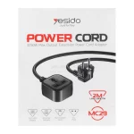 تک راهی برق 2 متری Yesido مدل MC29 - مشکی (گارانتی 18 ماه تعویض نیکان همراه) - تصویر 5