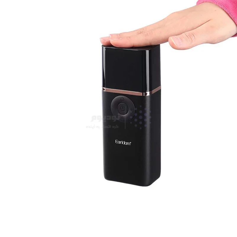 پمپ باد Earldom مدل ET-V4 - مشکی(دارای چراغ قوه و نمایشگر LED) - تصویر 6