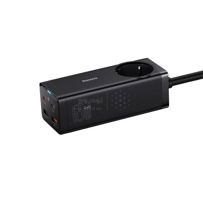 چند راهی برق Baseus مدل Power Combo Power Strip CCGAN65-1ACE 65W - مشکی (گارانتی آونگ) - تصویر 3