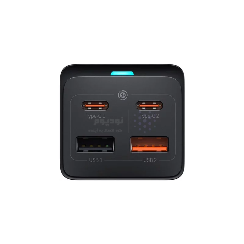 چند راهی برق Baseus مدل Power Combo Power Strip CCGAN65-1ACE 65W - مشکی (گارانتی آونگ) - تصویر 4