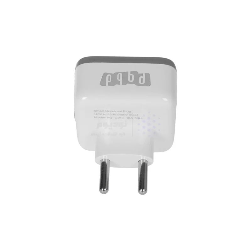 تبدیل برق 3 به 2 تایمر دار pqbd مدل PQ-U01E - سفید - تصویر 3