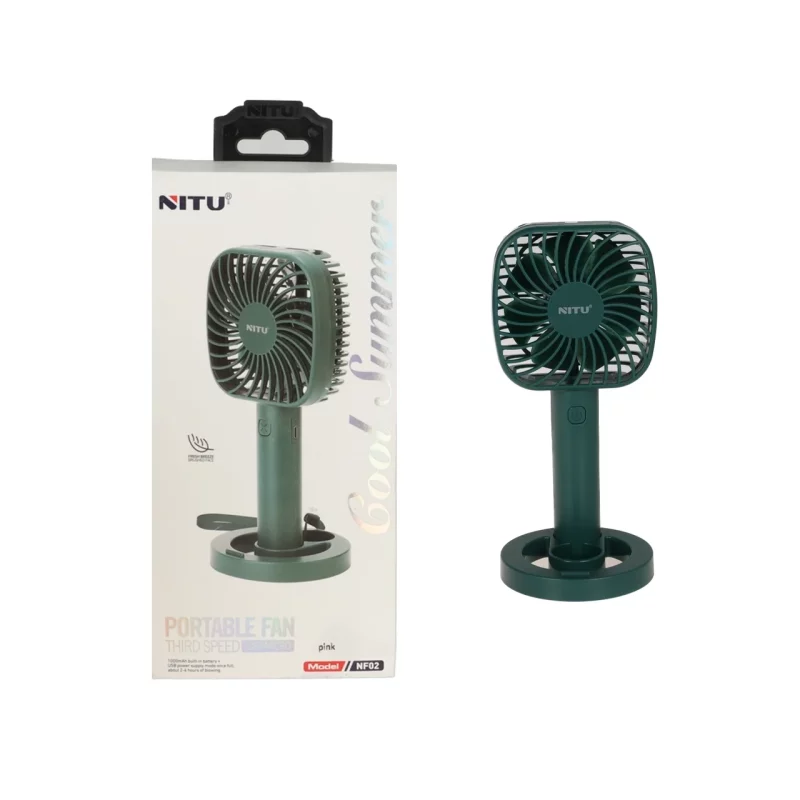 پنکه رومیزی Nitu مدل NF02 - سبز (گارانتی 18 ماه تعویض نیکان همراه) - تصویر 2
