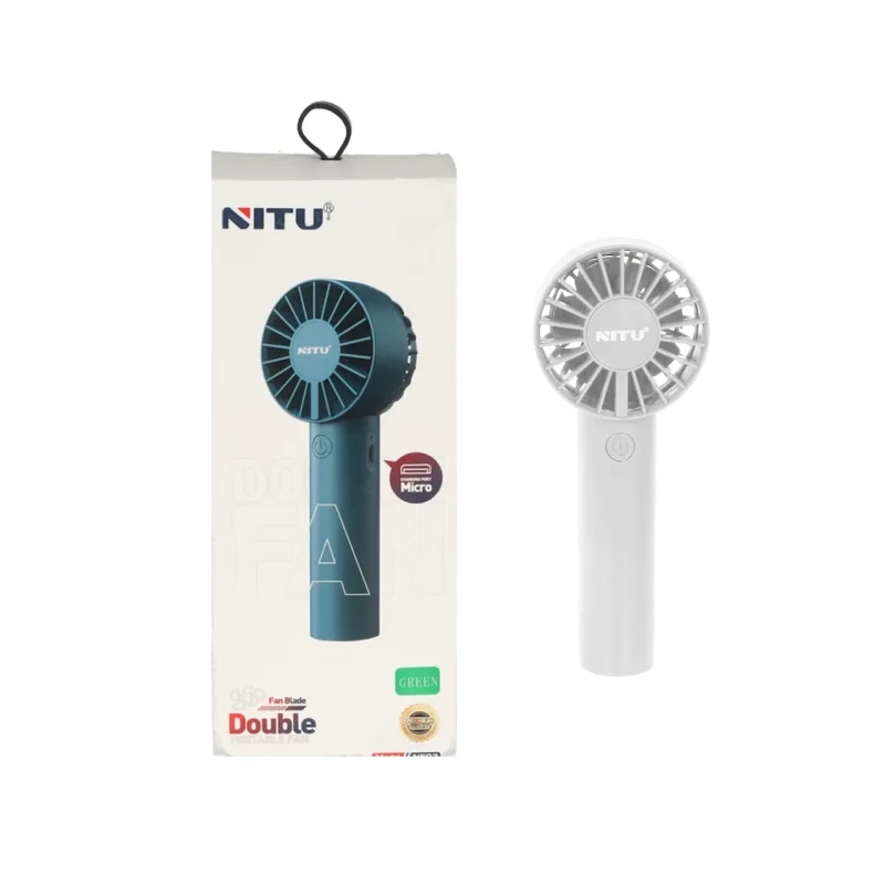 پنکه دستی قابل حمل Nitu مدل NF03 - سفید (گارانتی 18 ماه تعویض نیکان همراه) - تصویر 2