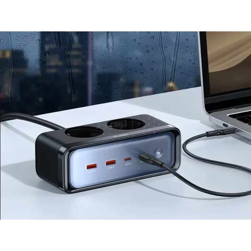 شارژر رومیزی و چندراهی برق Mcdodo مدل CH-461 70W - مشکی (گارانتی متین) - تصویر 4