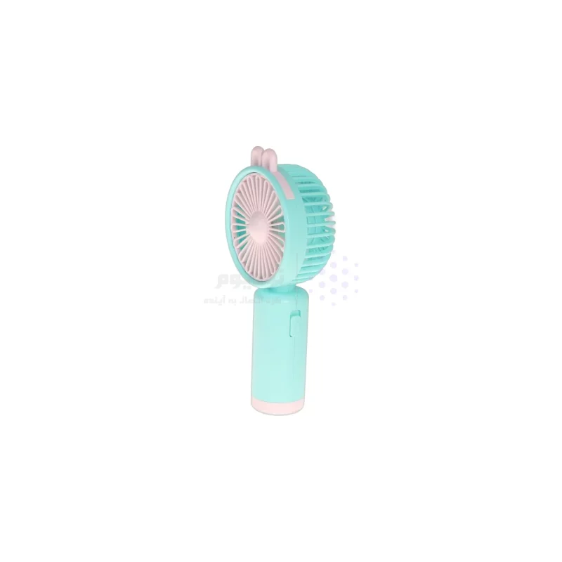 پنکه دستی قابل حمل مدل ZB104B - سبزآبی - تصویر 4