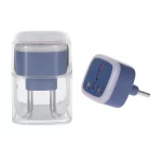 تبدیل برق 3 به 2 مدل M-03 - آبی تیره - MMS - (RGB)
