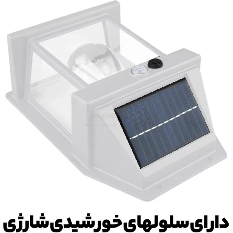 لامپ شارژی کمپینگ آویزدار مدل 888 - سفید - BSA - تصویر 4
