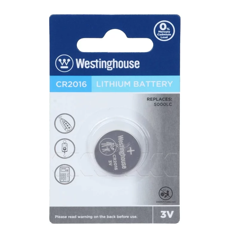 باتری سکه ای Westinghouse مدل CR2016 - تصویر 2