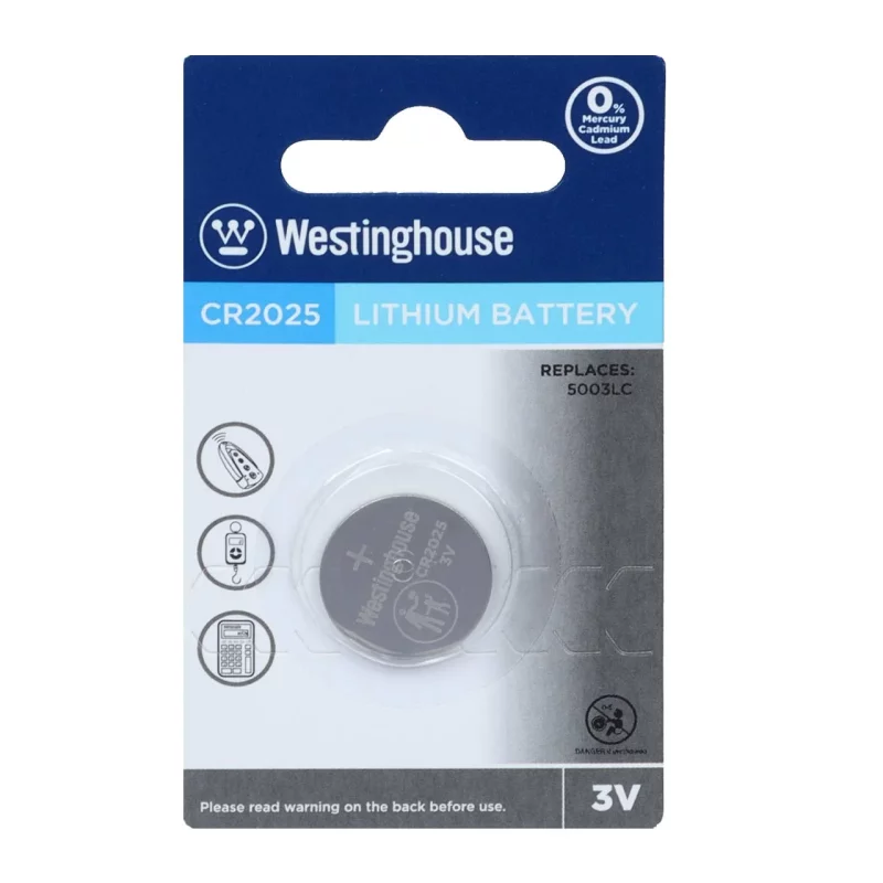 باتری سکه ای Westinghouse مدل CR-2025 - تصویر 2